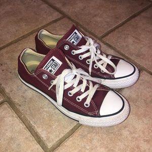 Maroon Converse